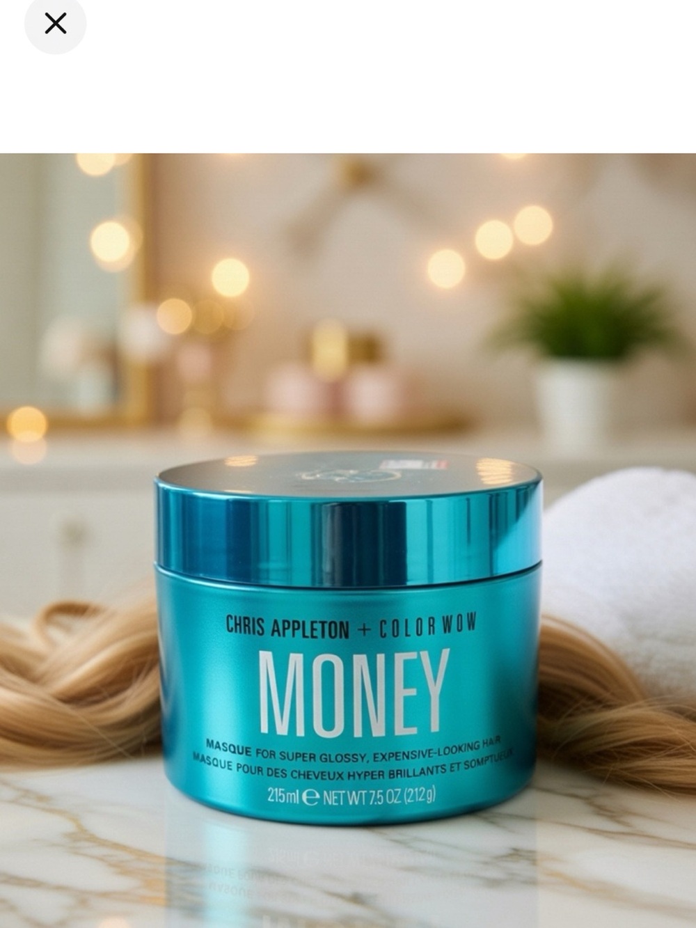 Color Wow + Chris Appleton MONEY Masque – 7.5 oz tub– Brand New